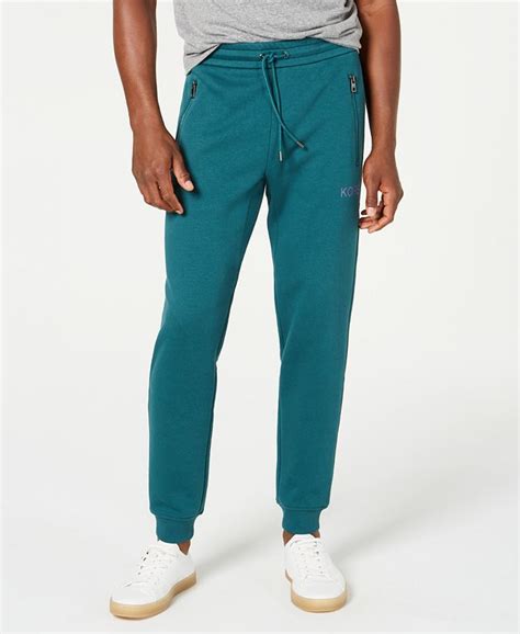 Michael Kors Men's Logo Fleece Joggers, Created for Macy's